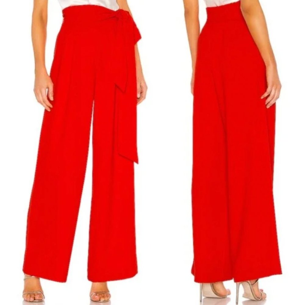 Small Red NBD Pants from Revolve